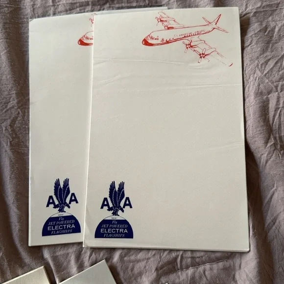 Vintage American Airlines notepads and iron on patches - Picture 4 of 5